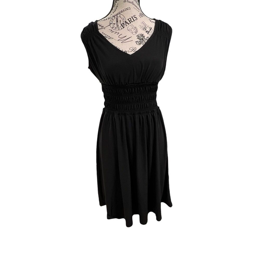 NEW Adrienne Vittadini Sleeveless Little Black‎ Cocktail Dress Women's S - 552